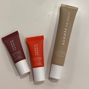 Summer Fridays lip balm set - only swatched